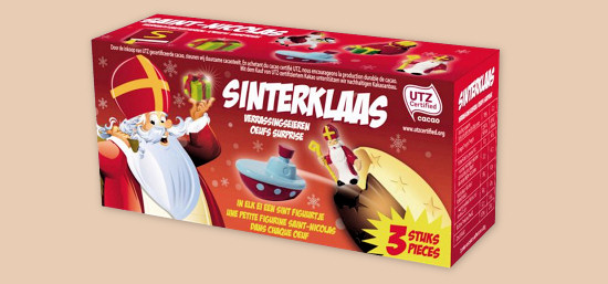 Trojbalení čokoládových vajíček